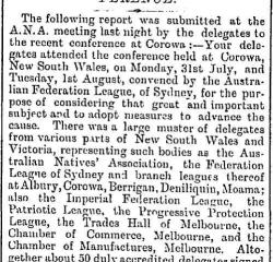 1893 Corowa Conference