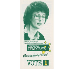 1986 First woman leader of a federal political party