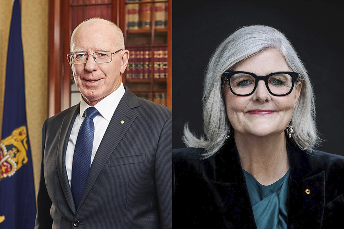 His Excellency, General the Honourable David Hurley and Ms Sam Mostyn.