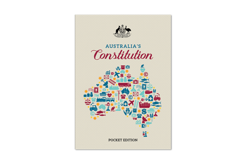 Front cover of Australia's Constitution